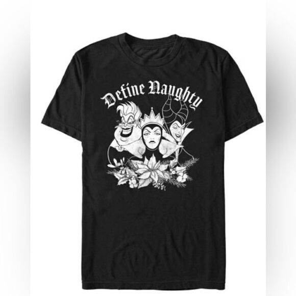 Next Level Apparel Other - Next Level Target Men's Disney Villains Define Naughty T-Shirt Size Large